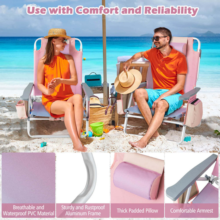 Aluminum frame beach online chairs